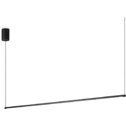 Ideal Lux ESSENCE SP D126 Μαύρο Κρεμαστό Φωτιστικό LED 19W 2700K - 1320lm CRI90