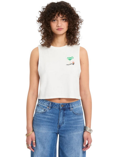 VOLCOM FA MICKEY MASON TANK TOP OFF WHITE