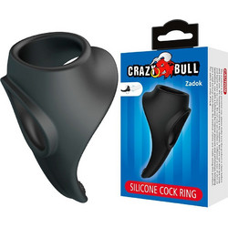 Crazy Bull Zadok Cock & Testicles Ring D-245239 Ελαστικό Δαχτυλίδι Πέους & Όρχεων Σιλικόνης Μαύρο
