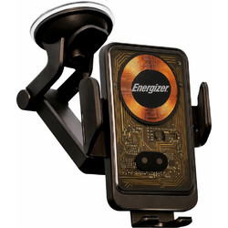 Βάση Στήριξης Αυτοκινήτου Energizer ECA008 για Τοποθέτηση σε Ταμπλό - Αεραγωγούς και Τζάμι με Ασύρματη Φόρτιση 15W Μαύρη 49864