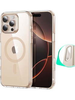ESR Classic Hybrid Camera Control Button MagSafe Clear Desert Gold (iPhone 16 Pro)