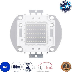 GLOBOSTAR(R) COBCHIP 73774 Cob LED 50W 2500lm 120 DC 28-32V IP20 Μπλε Dimmable - Bridgelux COB Chip - Μ5.6 x Π5.2 x Υ0.6cm
