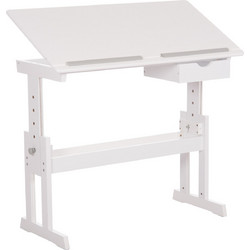 ΓΡΑΦΕΙΟ/ΣΧΕΔΙΑΣΤΗΡΙΟ ASCENT HM18289 MDF ΣΕ ΛΕΥΚΟ 109x55x87,5Υεκ