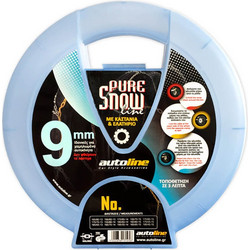 Autoline Pure Snow Line No 95 Αντιολισθητικές Αλυσίδες Χιονιού με Πάχος 9mm για Επιβατικό 2τμχ