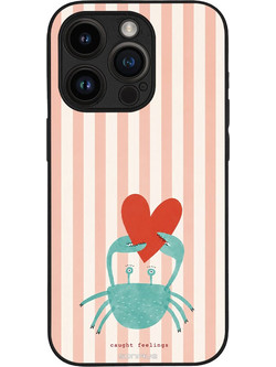 Sonique Stripe Stories Series Back Cover Καβουράκι (iPhone 14 Pro)
