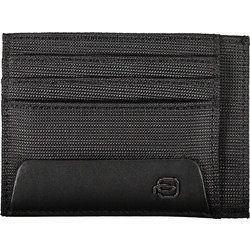 PIQUADRO MEN'S WALLET BLACK Μαύρο
