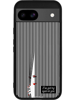 Sonique Stripe Stories Series Θήκη με Σχέδιο «Eye on You - Μαύρο» (Google Pixel 8a 5G)