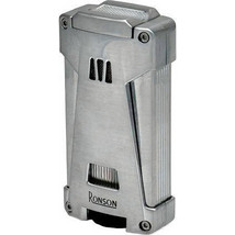 Ronson 119001 Hurricane Lighter Chrome Satin