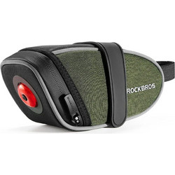 Rockbros C52-2 Lightweight Saddle Bag With 250 Mah Lighting - Green 5907769391484 - (30130086001)