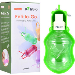 Petigio Φορητο Μπουκαλι Νερου Για Σκυλουσ 280 Ml Πρασινο