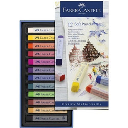 Faber Castell Σετ Ξηρά Παστέλ 12 Τεμαχίων (12306031)