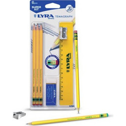 Μολύβι Temagraph HB Medium / Κίτρινο-Κόκκινο Lyra