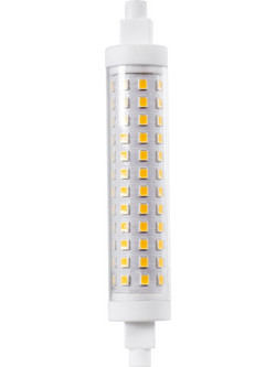 GloboStar(R) 60398 Λάμπα LED R7S 118mm 12W 1356lm 360 AC 220-240V IP20 Φ2 x Υ11.8cm Θερμό Λευκό 2700K - 3 Years Warranty