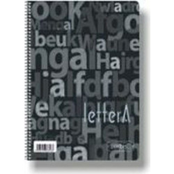 ΤΕΤΡΑΔΙΟ GLOBUS LETTER A 17X25 3 ΘΕΜΑΤΩΝ ΜΑΥΡΟ