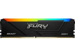 Kingston Fury Beast RGB 2023 32GB (4X8GB) DDR4 3200MHz C16 Black