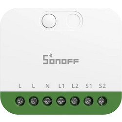 SONOFF smart διακόπτης MINI DUO, 2 κανάλια, WiFi, συμβατός με Matter, 16A, λευκός