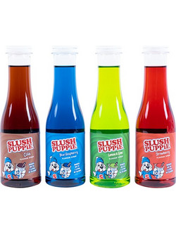 SLUSH PUPPiE ORIG 4x180ml Syrup Set-BLR/STRW/C/LL - Gadgets