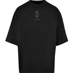 Spring - Tulip Flower Huge Tee black