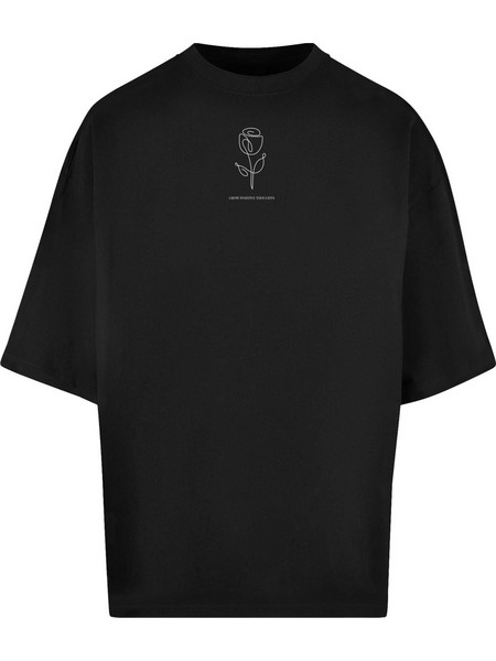 Spring - Tulip Flower Huge Tee black