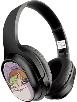 ERT Group Star Wars Baby Yoda 003 Ασύρματα Bluetooth Ακουστικά Over Ear Μαύρα