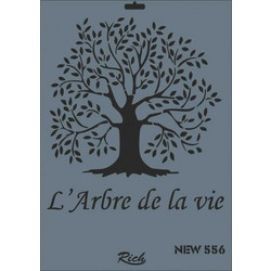 Rich Στένσιλ L'Arbre de Vie 25x35cm 556