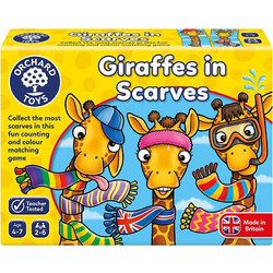 Orchard Toys Καμηλοπαρδάλεις με κασκόλ Επιτραπέζιο Παιχνίδι για Παιδιά 2+ Ετών για 4-7 Παίκτες