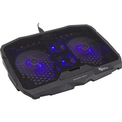 White Shark Ice Warrior 4 Fans Cooling Pad για Laptop έως 17.3" με 2 Ανεμιστήρες