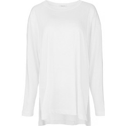 Philosophy Organic Jersey Oversized Long Top BL12073 Λευκό