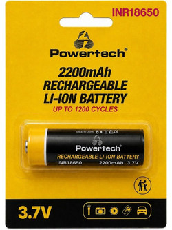 Powertech Rechargeable INR18650 2200mAh 1τμχ