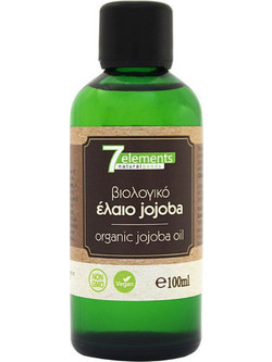 7elements Organic Βιολογικό Ξηρό Έλαιο Jojoba για Πρόσωπο Σώμα & Μαλλιά 100ml