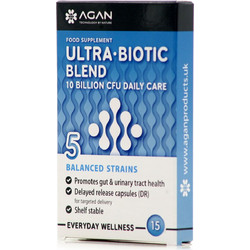 Samcos Agan Ultra-Biotic Blend 10 Billion Προβιοτικά 15 Κάψουλες