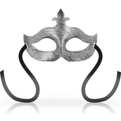 OHMAMA MASKS FLEUR DE LIS EYEMASK - SILVER