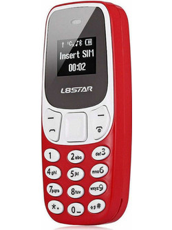 Κουμπί Mini Dual SIM Τηλέφωνο Κόκκινο