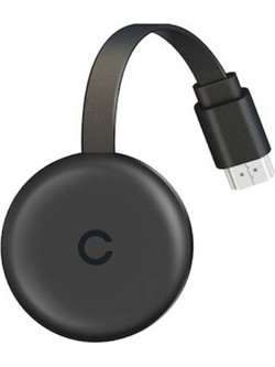 Chromecast Mmgoqqt, FHD 1080p, HDR, Wifi, Μαύρο