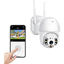Clever 080051 IP Κάμερα Ασφαλείας Wi-Fi 1080p Full HD Αδιάβροχη Νυκτός