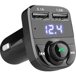 Αυτόματος διαμορφωτής Bluetooth 2xUsb 3.1A και βολτόμετρο