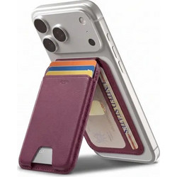 Mαγνητικό Πορτοφόλι Esr Classic RFID Magnetic Wallet Stand Magsafe Card Holder deep burgundy