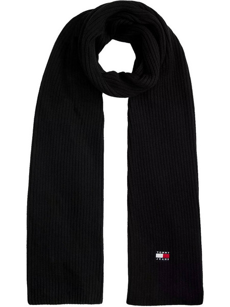 ΑΝΔΡΙΚΟ ΚΑΣΚΟΛ TOMMY JEANS TJM HERITAGE CORE SCARF - ΜΑΥΡΟ