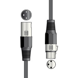 Qtx 177.910UK Επαγγελματικά Καλώδια Φωτισμού DMX 10m (Tεμάχιο)