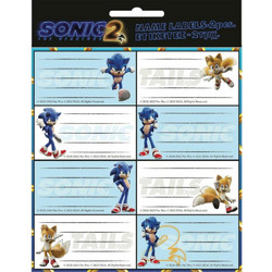 Gim Ετικέτες σχολικές Sonic 2 Φύλλων 16/τμχ. 775-40046