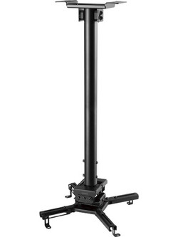Deltaco Βάση Projector Οροφής ARM-0412 με Μέγιστο Φορτίο 35kg Μαύρη
