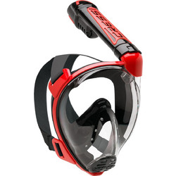 Cressi Sub Duke Dry M/L Μάσκα Θαλάσσης Μαύρη Κόκκινη