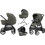 Inglesina Aptica XT Quattro Cab Καρότσι Μωρού 3 σε 1 Sequoia Green