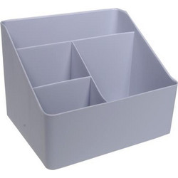 Organizer για καλλυντικά ή μολυβοθήκη, γκρι, 18x13,5x15 εκ