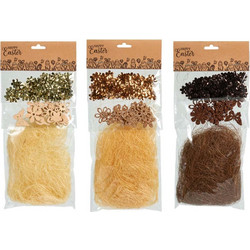 Σετ χειροτεχνίας diy με αυτοκόλλητα glitter, παγιέτες και σιζάλ
