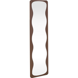Καθρέπτης Jenia pakoworld mdf καρυδί 40x40x160εκ - PAKOWORLD