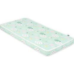 KikkaBoo Fantasia Clouds Mint Στρώμα Foam Κούνιας 60x120x7cm