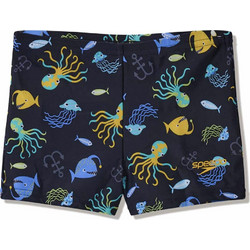 Speedo Infant Print Aquashort Παιδικό Μαγιό Σορτσάκι Ανθρακί 8-A000419003
