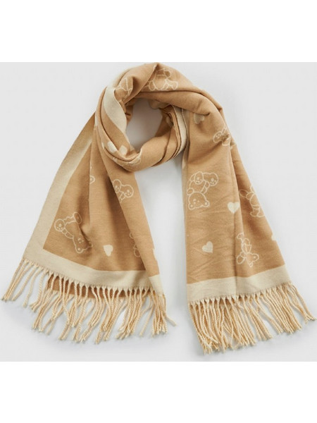 Verde Γυναικείο Κασκόλ/Εσάρπα 06-1104 Beige