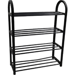 Παπουτσοθήκη Πλαστική Ασήμι Μ50xΠ19xΥ65cm 700-00661
